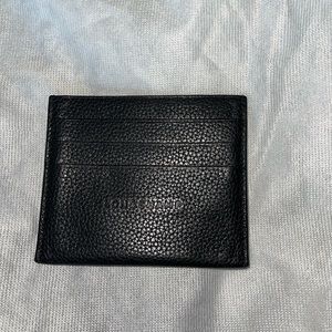 Longchamp Black Leather cardholder